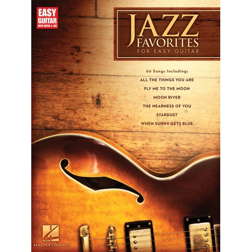 Jazz Favorites For Easy Guitar Notes Guitar TAB (Softcover Book)