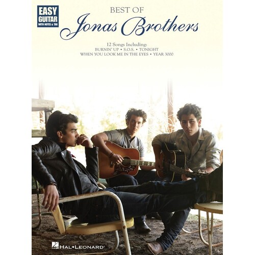 Best Of Jonas Brothers Easy Guitar Notes and TAB (Softcover Book)