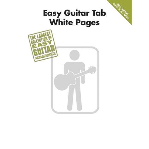 Easy Guitar TAB White Pages (Softcover Book)