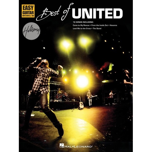Best of Hillsong United Easy Guitar Notes & Tab Songbook