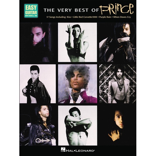 Very Best Of Prince Easy Guitar Notes and TAB (Softcover Book)