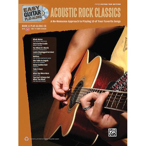 Easy Guitar Play Along Acoustic Classics Book/CD (Softcover Book/CD)