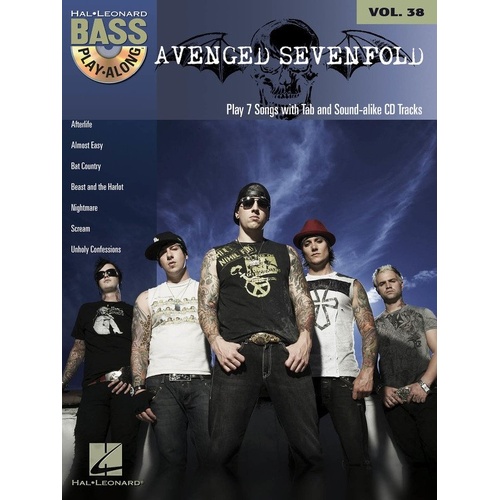 Avenged Sevenfold Bass Play-Along Book/CD V38