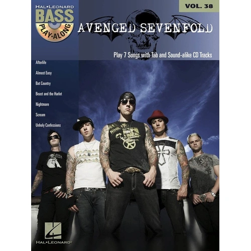 Avenged Sevenfold Bass Play-Along Book & CD V38