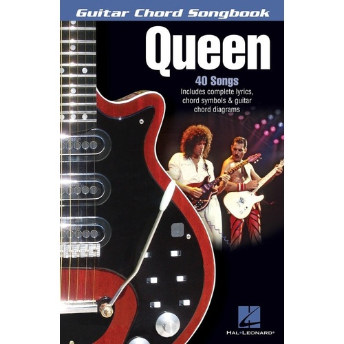 Queen Guitar Chord Songbook - 40 Hits with Lyrics, Chord Symbols & Diagrams, 136 Pages, Hal Leonard