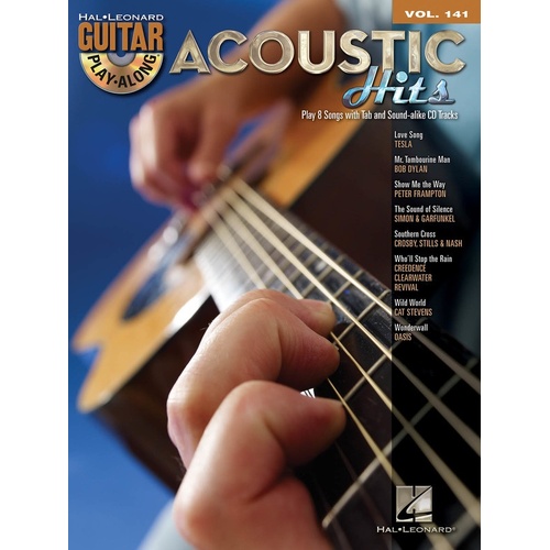 Acoustic Hits Guitar Play Along Book/CD V141 (Softcover Book/CD)