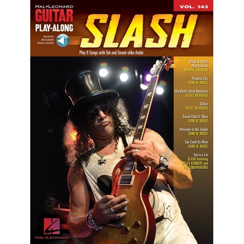 Slash Guitar Play-Along V143 BK/OLA Songbook
