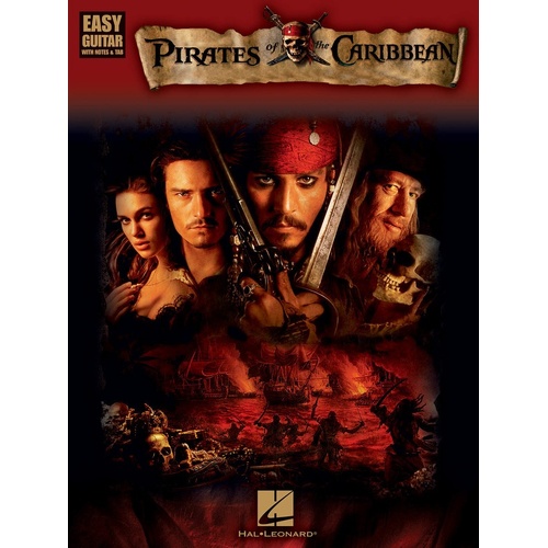 Pirates Of The Caribbean Easy Guitar Notes and TAB (Softcover Book)