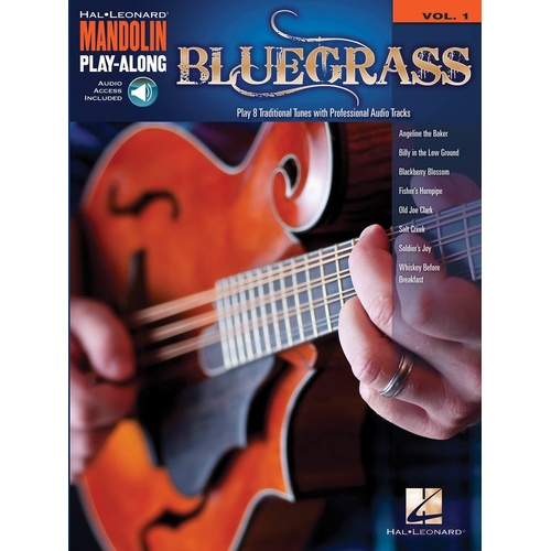 Bluegrass Mandolin Play Along Book/CD V1 (Softcover Book/CD)