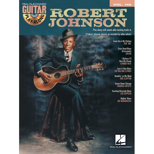 Robert Johnson Guitar Play Along V146 Book/CD (Softcover Book/CD)