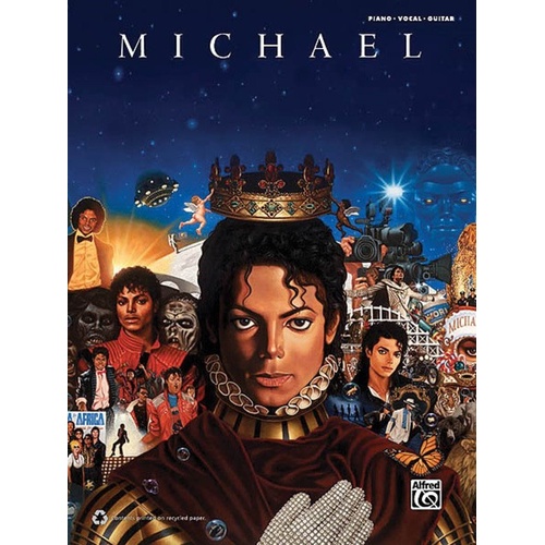 Michael Jackson - Official Piano/Vocal/Guitar Songbook for Michael Album