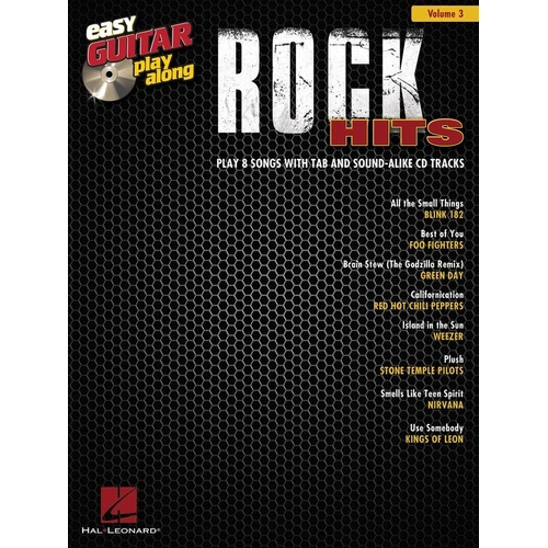 Rock Hits Easy Guitar Play-Along Volume 3 BK/CD