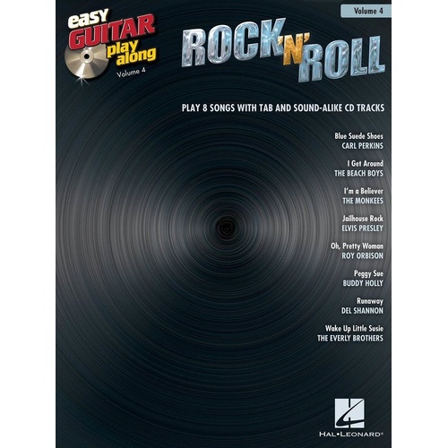 Rock N Roll Easy Guitar Play-Along Book/CD Volume 4