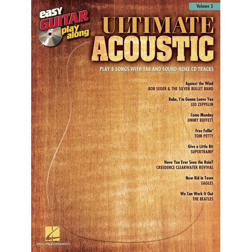 Ultimate Acoustic Easy Guitar Play-Along Volume 5 with CD