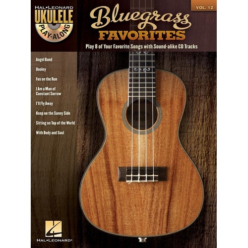 Bluegrass Favorites Ukulele Play-Along Book/CD V12