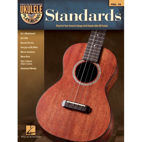 Standards Ukulele Play-Along Book with CD V16 by Hal Leonard
