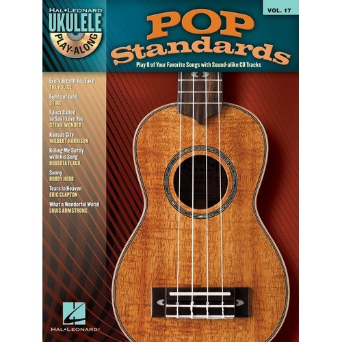 Pop Standards Ukulele Play-Along Book with CD V17