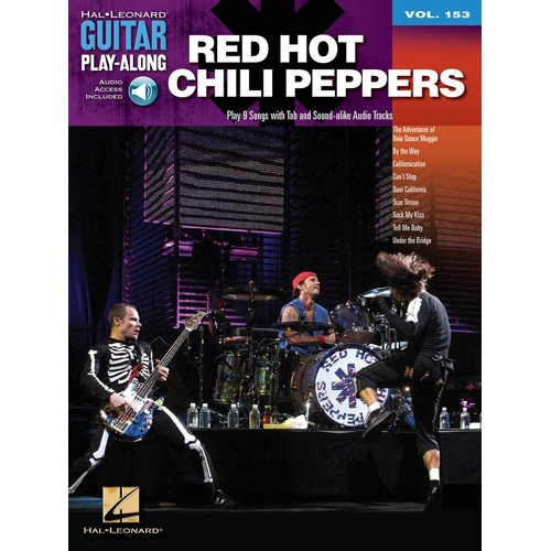 Red Hot Chili Peppers Guitar Play-Along V153 BK/OLA Songbook with Audio Access
