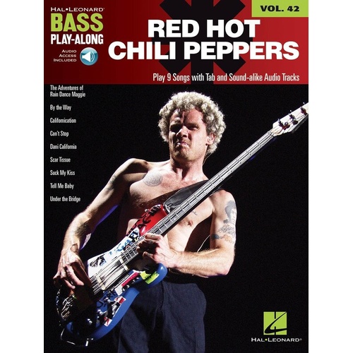 Red Hot Chili Peppers Bass Play-Along V42 BK/OLA