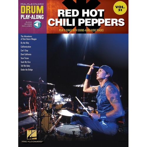 Red Hot Chili Peppers Drum Play-Along V31 Book
