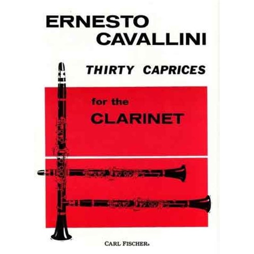 Cavallini - 30 Caprices For Clarinet