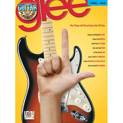 Guitar Play-Along: Glee Guitar TAB Songbook with CD V154