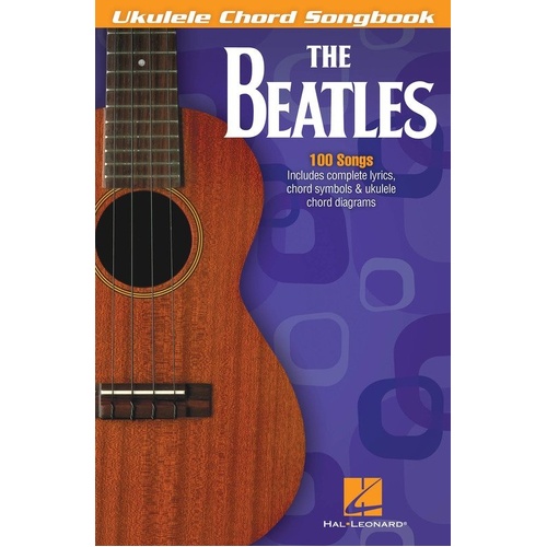 The Beatles Ukulele Chord Songbook - Lyrics & Chords, 232 Pages, Hal Leonard