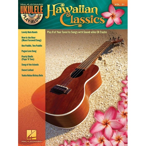 Hawaiian Classics Ukulele Play-Along V21 BK/CD