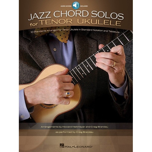 Jazz Chord Solos for Tenor Ukulele by Hal Leonard - 48 Pages, Melody Line, Lyrics & Chords