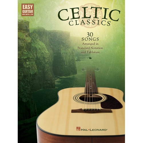 Celtic Classics Easy Guitar Notes and TAB (Softcover Book)