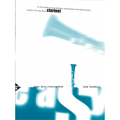 EASY JAZZ CONCEPTION CLARINET Book/CD