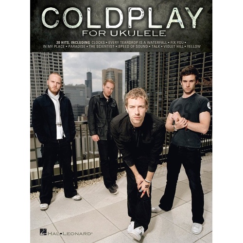 Coldplay for Ukulele Songbook - 20 Arrangements with Melody Line, Lyrics & Chords, 88 Pages, Hal Leonard