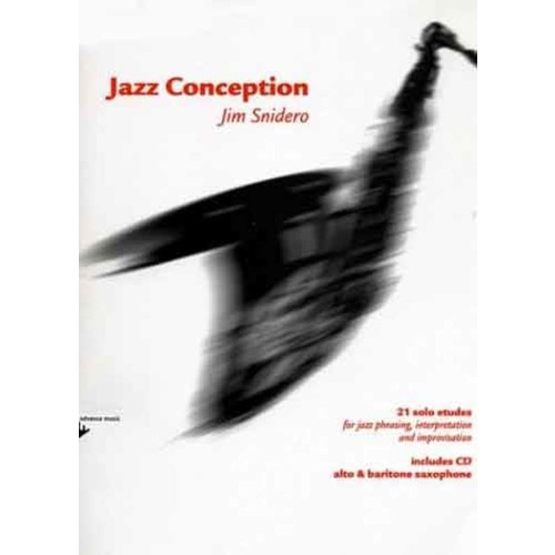JAZZ CONCEPTION FOR ALTO BAR SAX Book/CD