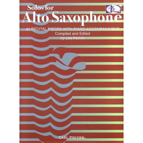 Solos For Alto Saxophone Ed Patrick