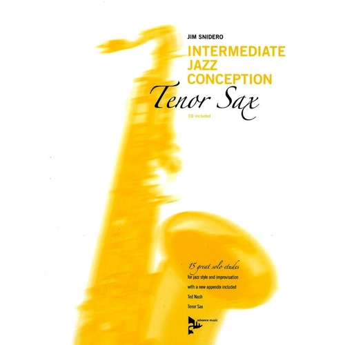 INTERMEDIATE JAZZ CONCEPTION TENOR SAX Book/CD
