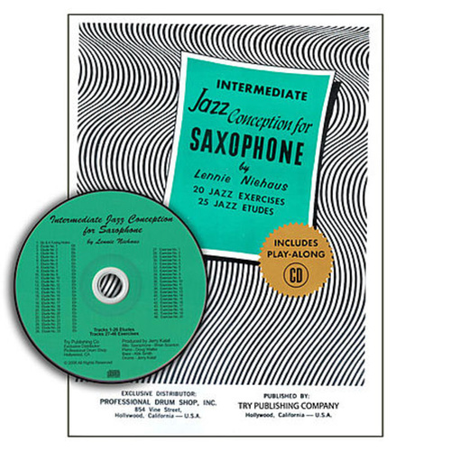 JAZZ CONCEPTION INTERMEDIATE Book/CD ALTO ONLY