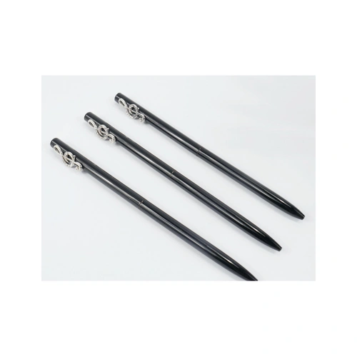 Black Music Pen with Silver Treble Clef Charm