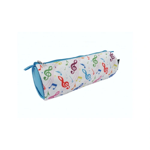 Music Pencil Case with Colorful Notes and Clefs