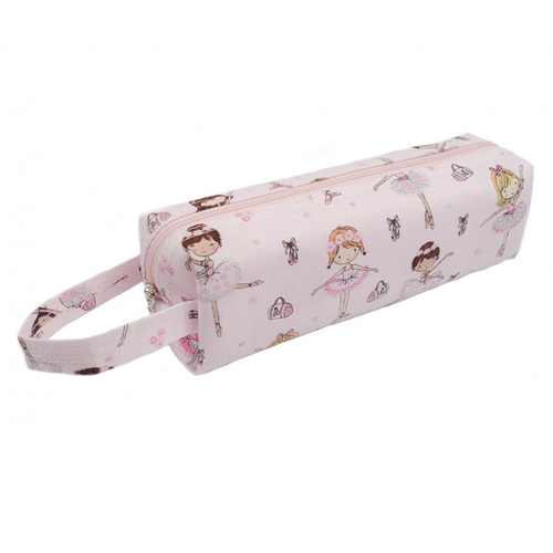 Ballet Pencil Case Pink with Ballerinas and Ballet Shoes