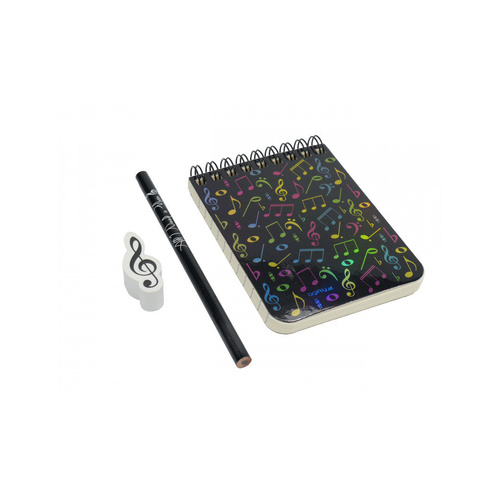 Colourful Notes and Clef Stationery Pack