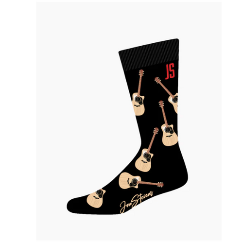 Mens Guitar Socks by Jon Stevens