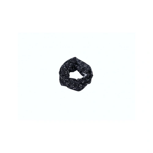 Loop Scarf Black with White Notes