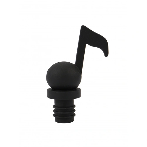 Black Quaver-Shaped Wine Bottle Cap