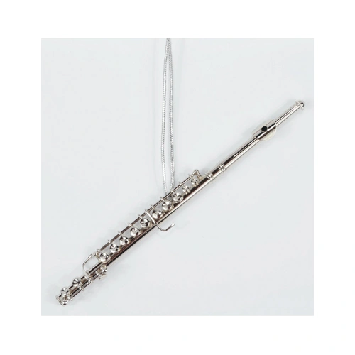 Silver Flute Ornament Christmas Decoration