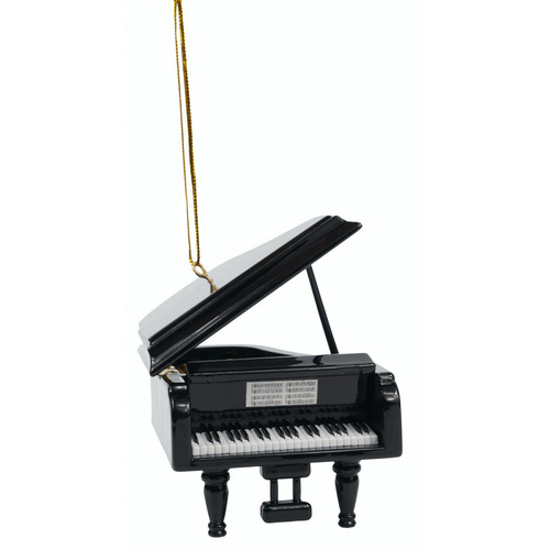 Christmas Decoration Grand Piano Ornament 7.6cm