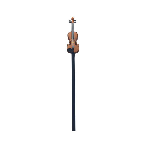 Music Pencil with Miniature Rubber Violin and Magnet for Music Stands