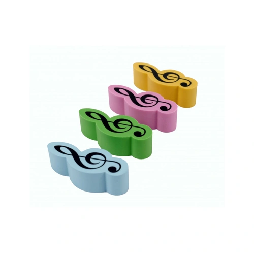 Music Erasers Treble Clef - Pack of 4