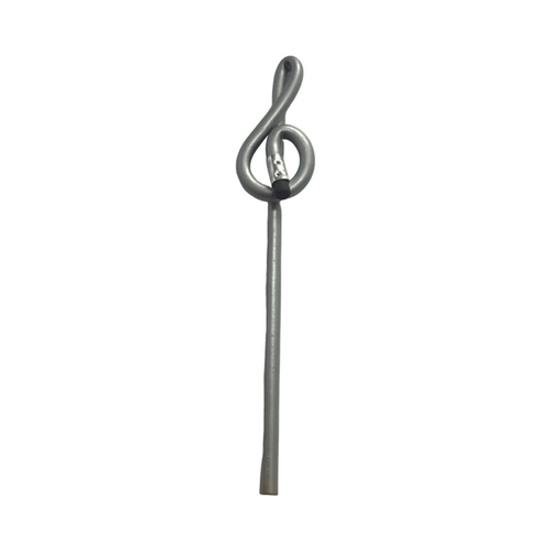 Bentcil Treble Clef Pencil with Eraser - Green