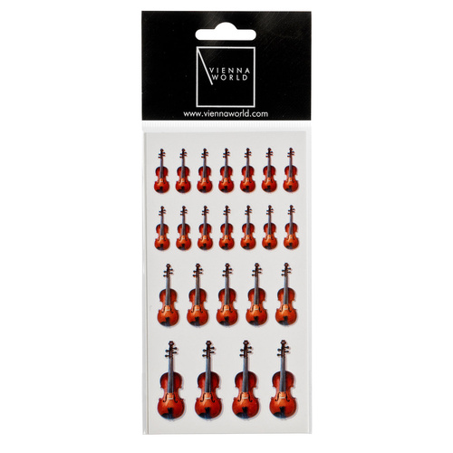 46 Music Stickers Featuring Violins
