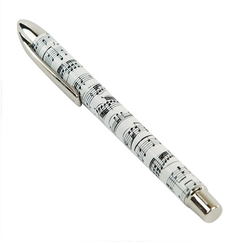Music Pen with White Manuscript in Gift Box